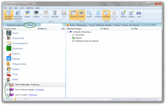Batch avinstallation windows 7 - analys